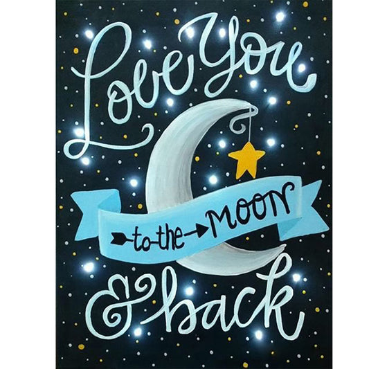 Love You - Full Round Drill Diamond Painting 30*40CM