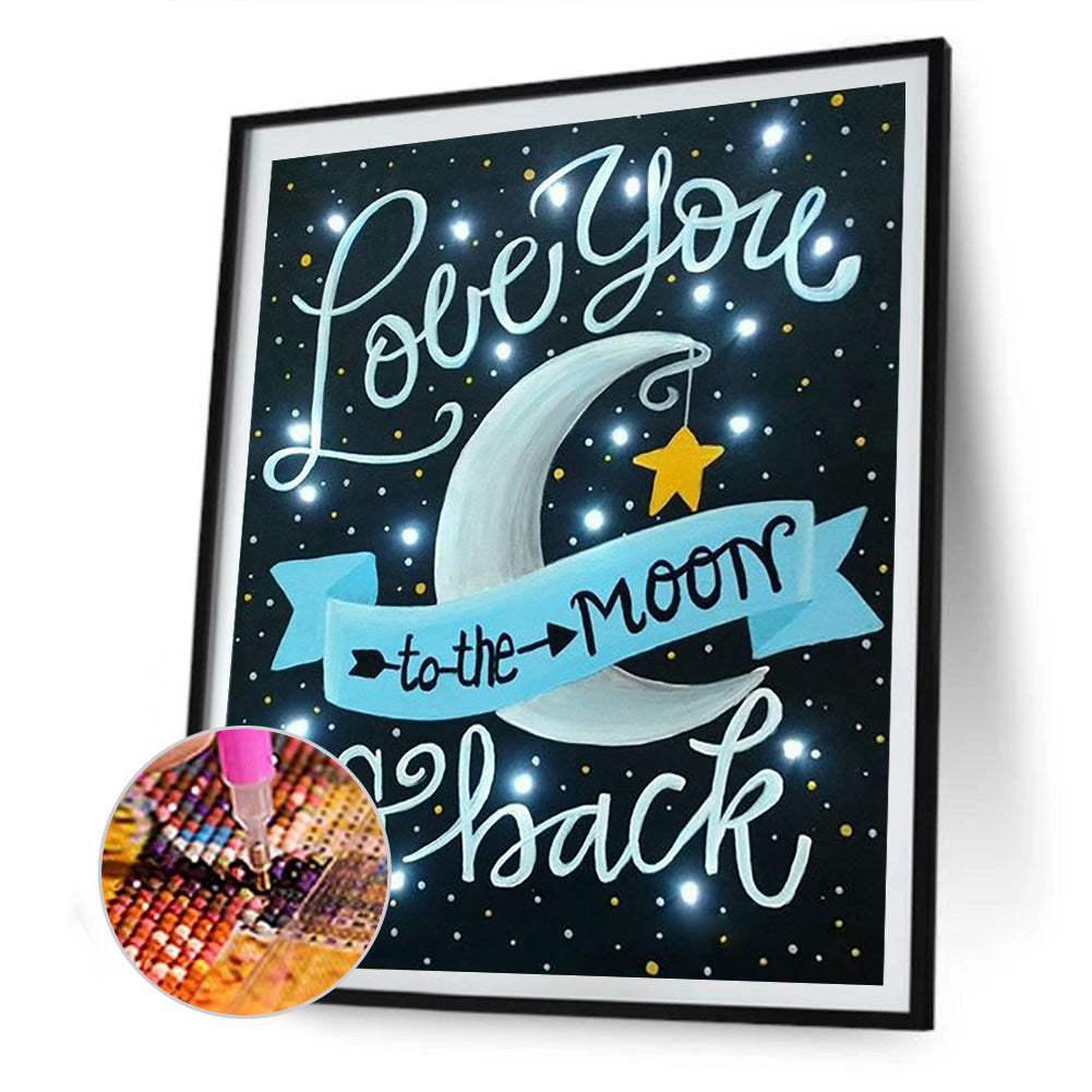 Love You - Full Round Drill Diamond Painting 30*40CM