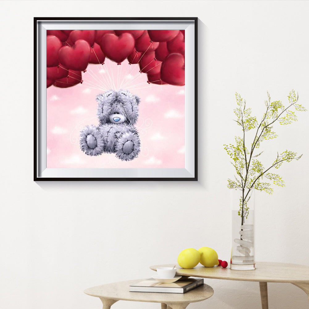 Bear - Full Round Drill Diamond Painting 30*30CM