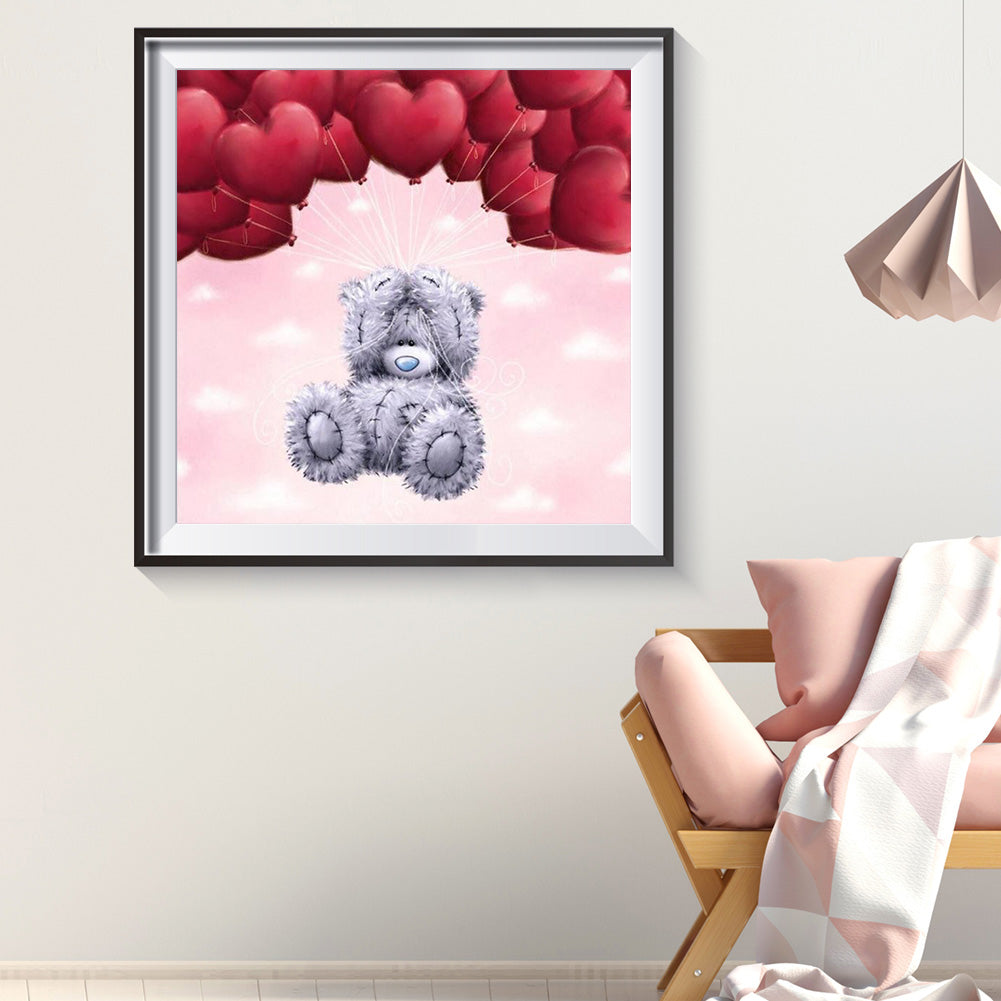 Bear - Full Round Drill Diamond Painting 30*30CM