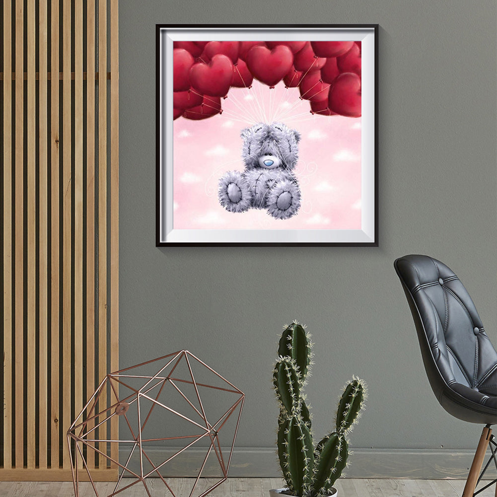 Bear - Full Round Drill Diamond Painting 30*30CM