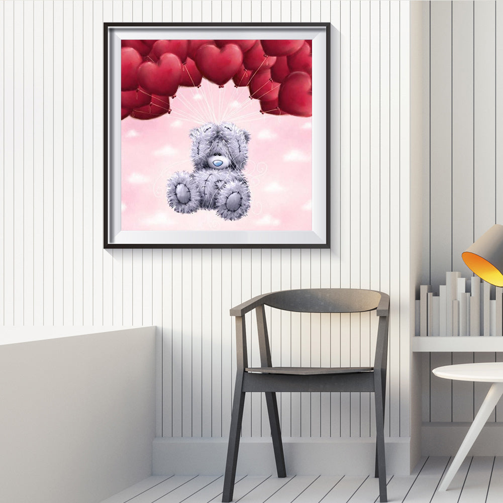 Bear - Full Round Drill Diamond Painting 30*30CM