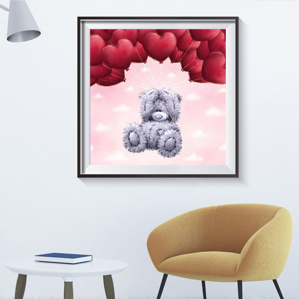 Bear - Full Round Drill Diamond Painting 30*30CM