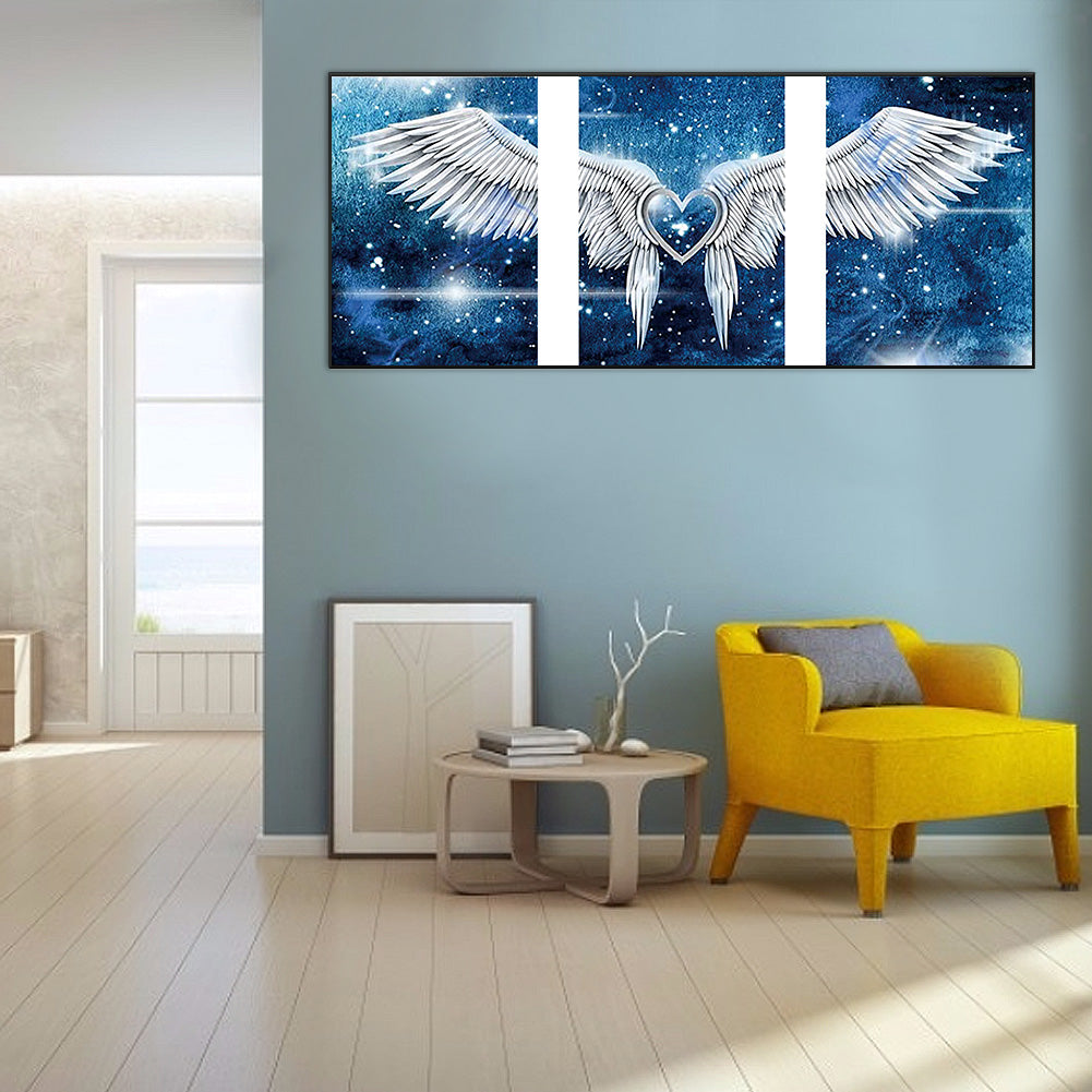 Angel Wings - Full Round Drill Diamond Painting 90*40CM