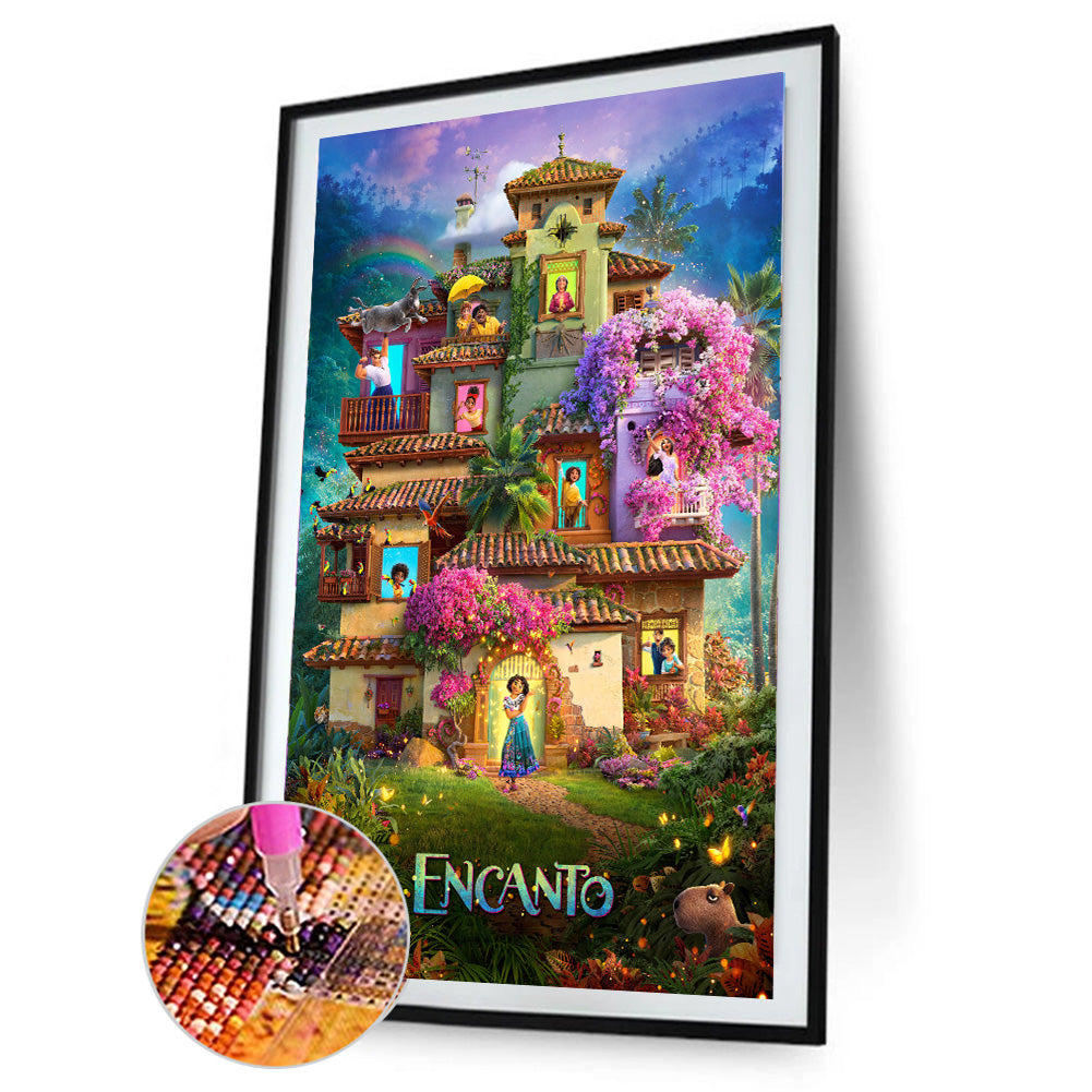 Magic House - Full Round Drill Diamond Painting 45*70CM