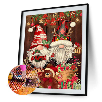 Christmas Gnome - Full Round Drill Diamond Painting 30*40CM