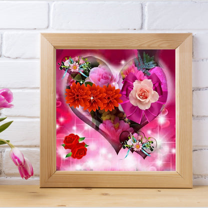 Love Rose - Full Round Drill Diamond Painting 30*30CM