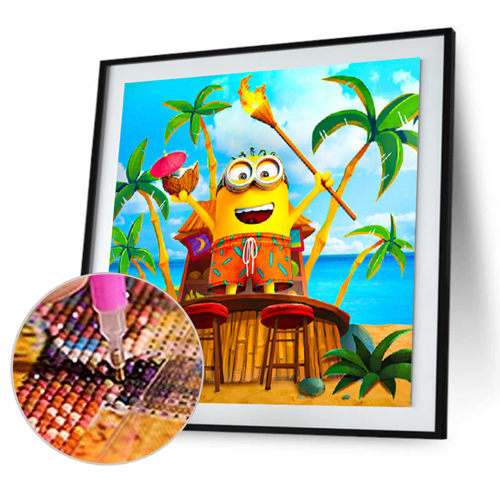 Minions - Full Round Drill Diamond Painting 40*40CM