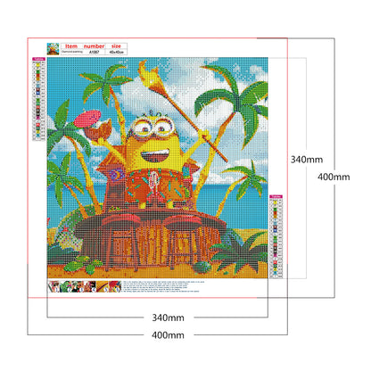 Minions - Full Round Drill Diamond Painting 40*40CM