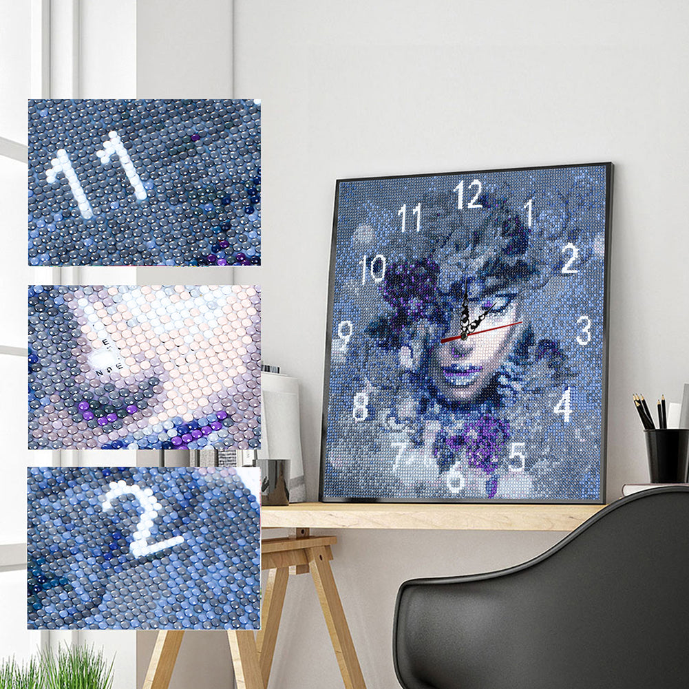 Diamond Painting 5D DIY Clock Full Special Drill Rhinestone Picture Kit