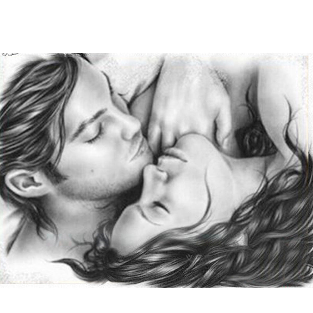 Lover - Full Round Drill Diamond Painting 40*30CM