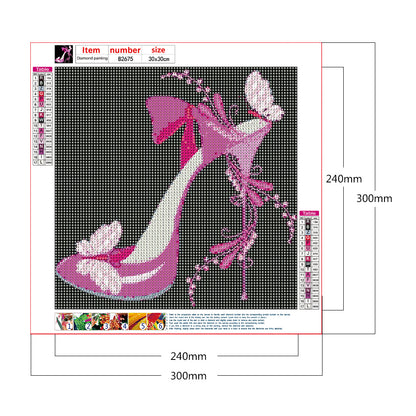 High Heels - Full Round Drill Diamond Painting 30*30CM