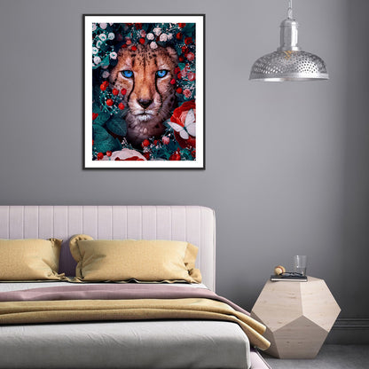 Cheetah - Full Round Drill Diamond Painting 40*50CM
