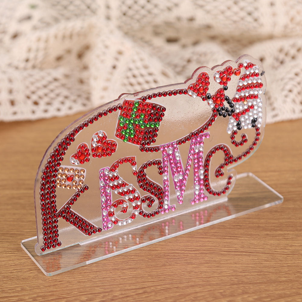 DIY Crystal Diamond Painting Rhinestone Valentines Day Desk Ornaments Kit