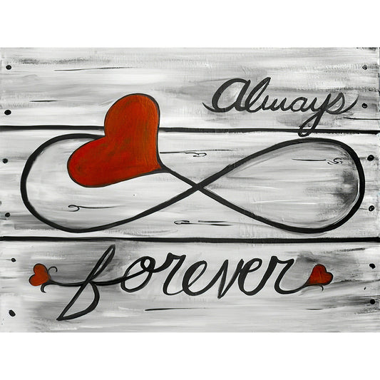 Love - Full Round Drill Diamond Painting 40*30CM