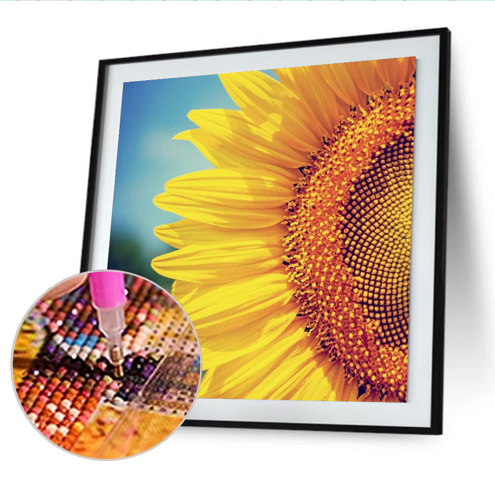 Sunflower - Full Round Drill Diamond Painting 30*30CM