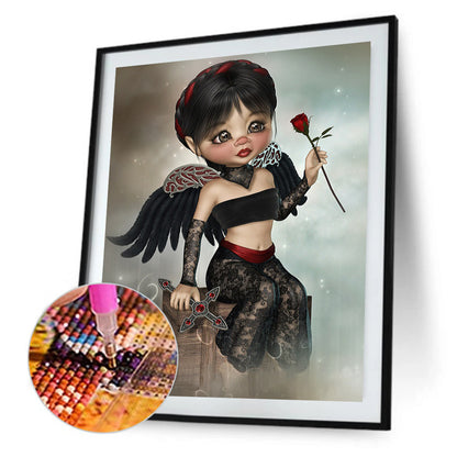 Angel Doll - Full Round Drill Diamond Painting 30*40CM