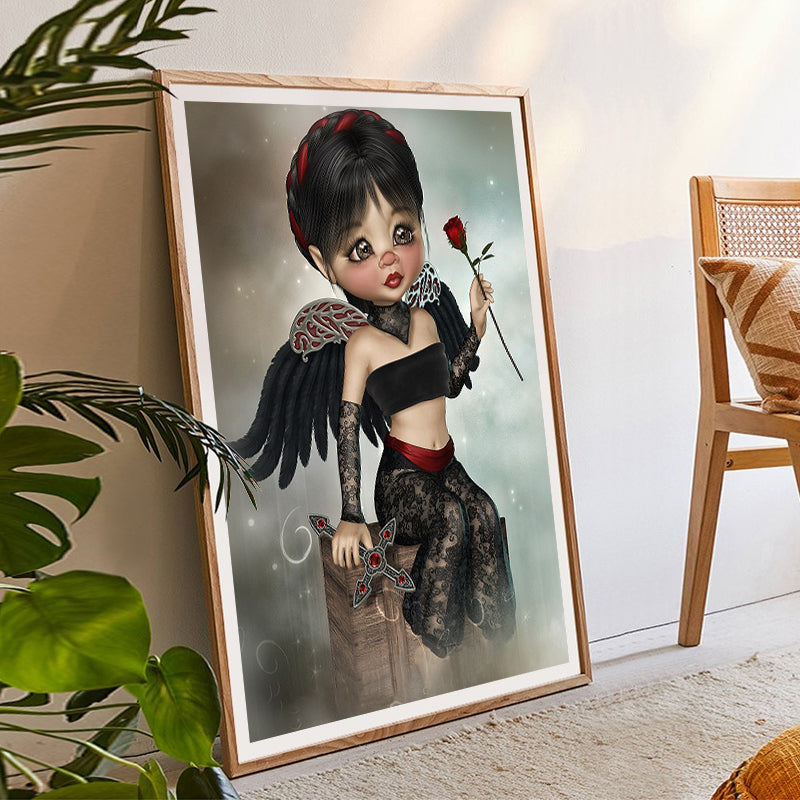 Angel Doll - Full Round Drill Diamond Painting 30*40CM