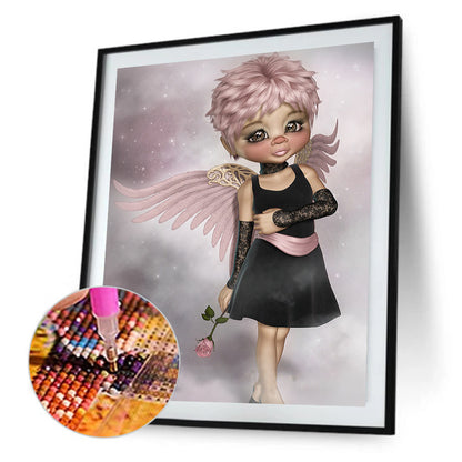 Angel Doll - Full Round Drill Diamond Painting 30*40CM