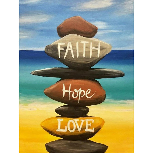 Wooden Sign - Full Round Drill Diamond Painting 30*40CM