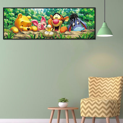 Cartoon Family - Full Round Drill Diamond Painting 90*30CM