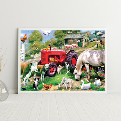 Farm - Full Round Drill Diamond Painting 55*40CM