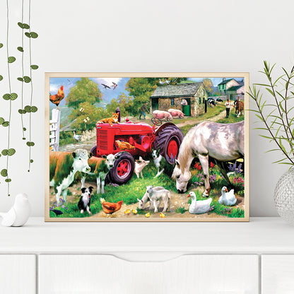 Farm - Full Round Drill Diamond Painting 55*40CM