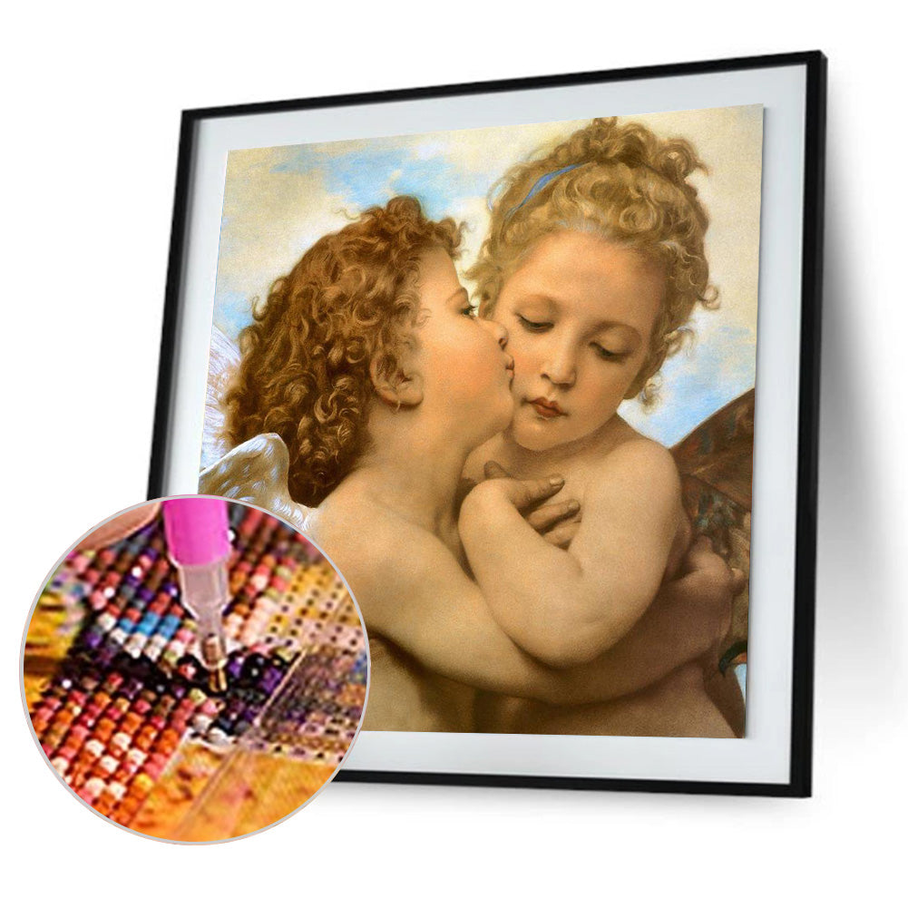 Angel Kiss - Full Round Drill Diamond Painting 30*30CM