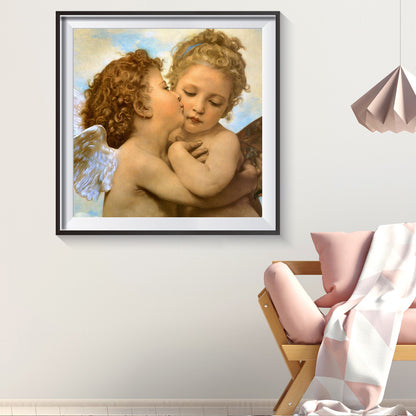 Angel Kiss - Full Round Drill Diamond Painting 30*30CM