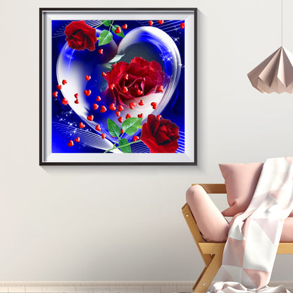 Love Rose - Full Round Drill Diamond Painting 30*30CM