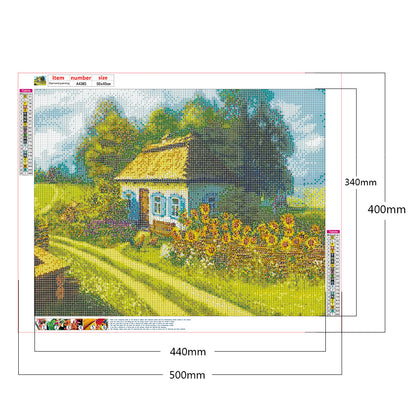 Village House - Full Round Drill Diamond Painting 50*40CM