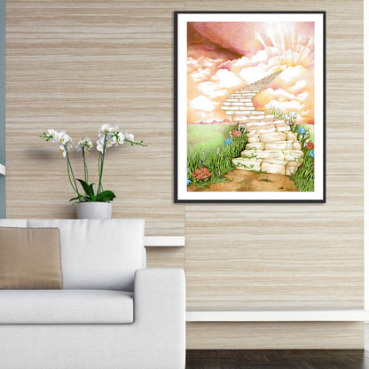 Sky Road - Full Round Drill Diamond Painting 30*40CM