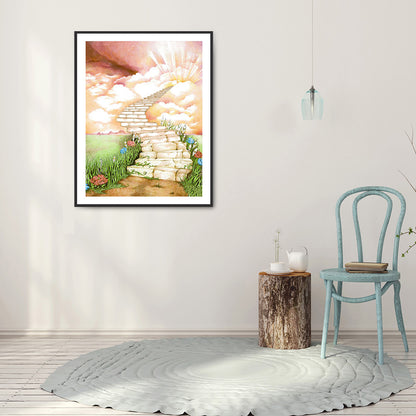 Sky Road - Full Round Drill Diamond Painting 30*40CM