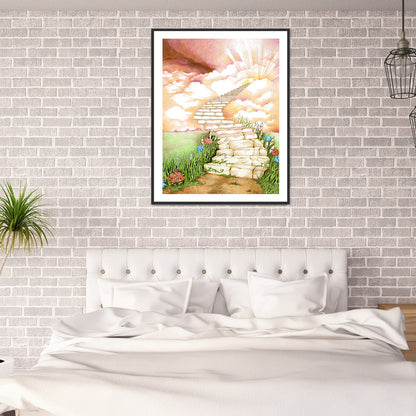 Sky Road - Full Round Drill Diamond Painting 30*40CM