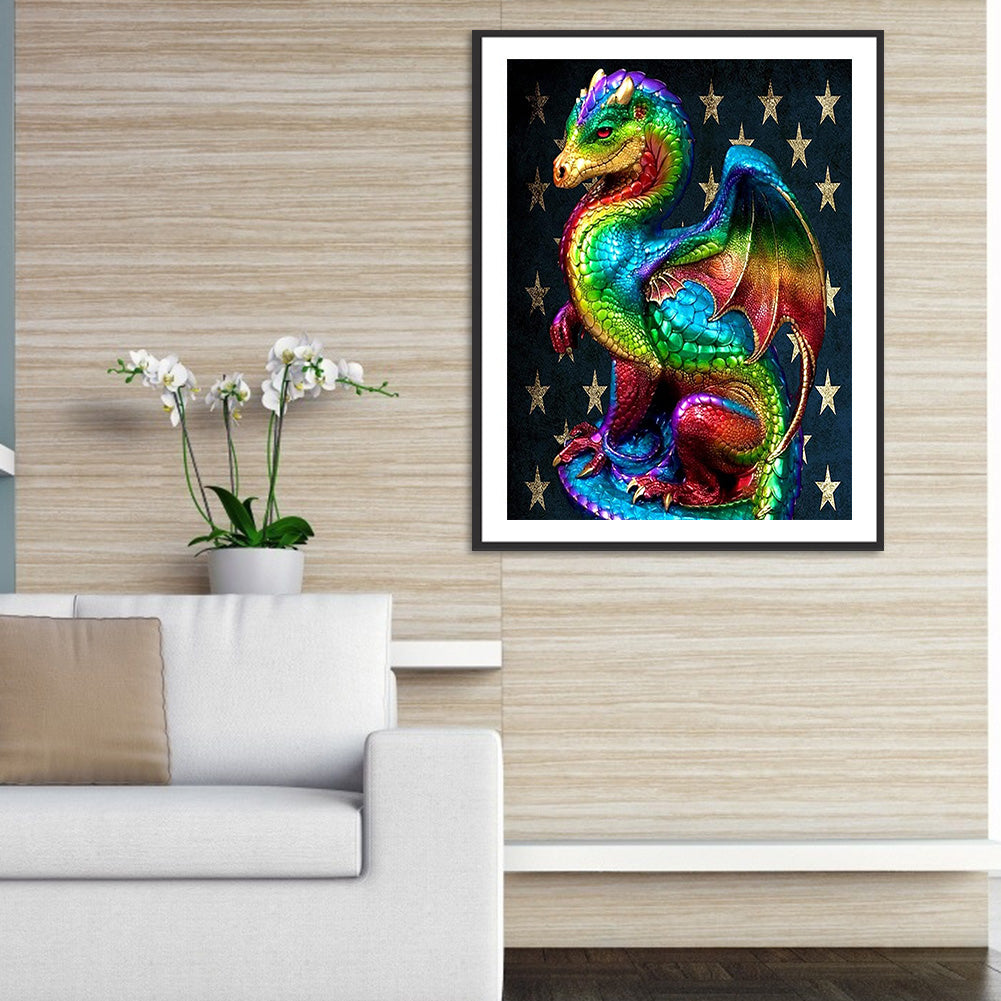 Pterosaur - Full Round Drill Diamond Painting 30*40CM