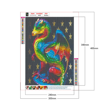 Pterosaur - Full Round Drill Diamond Painting 30*40CM