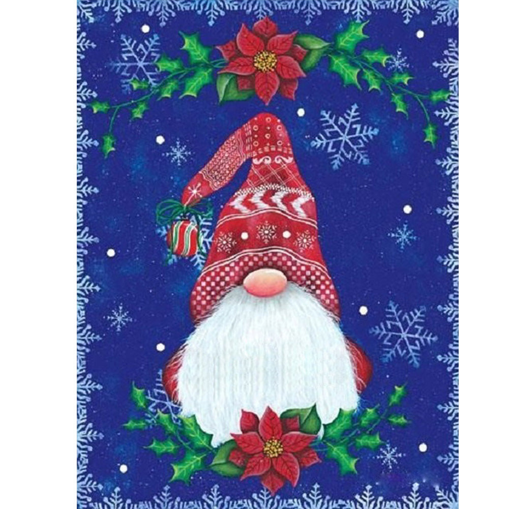 Red Gnome - Full Round Drill Diamond Painting 30*40CM