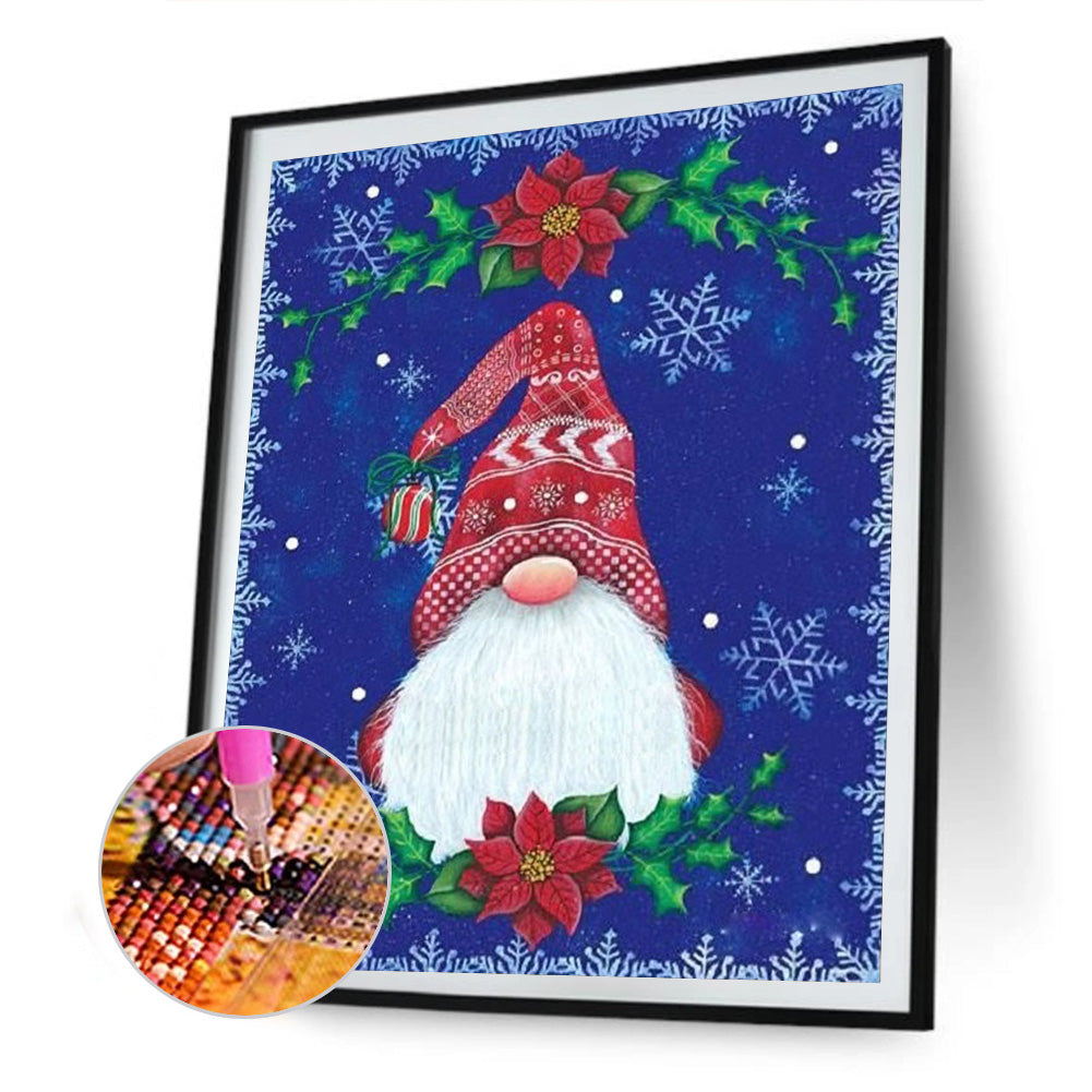 Red Gnome - Full Round Drill Diamond Painting 30*40CM
