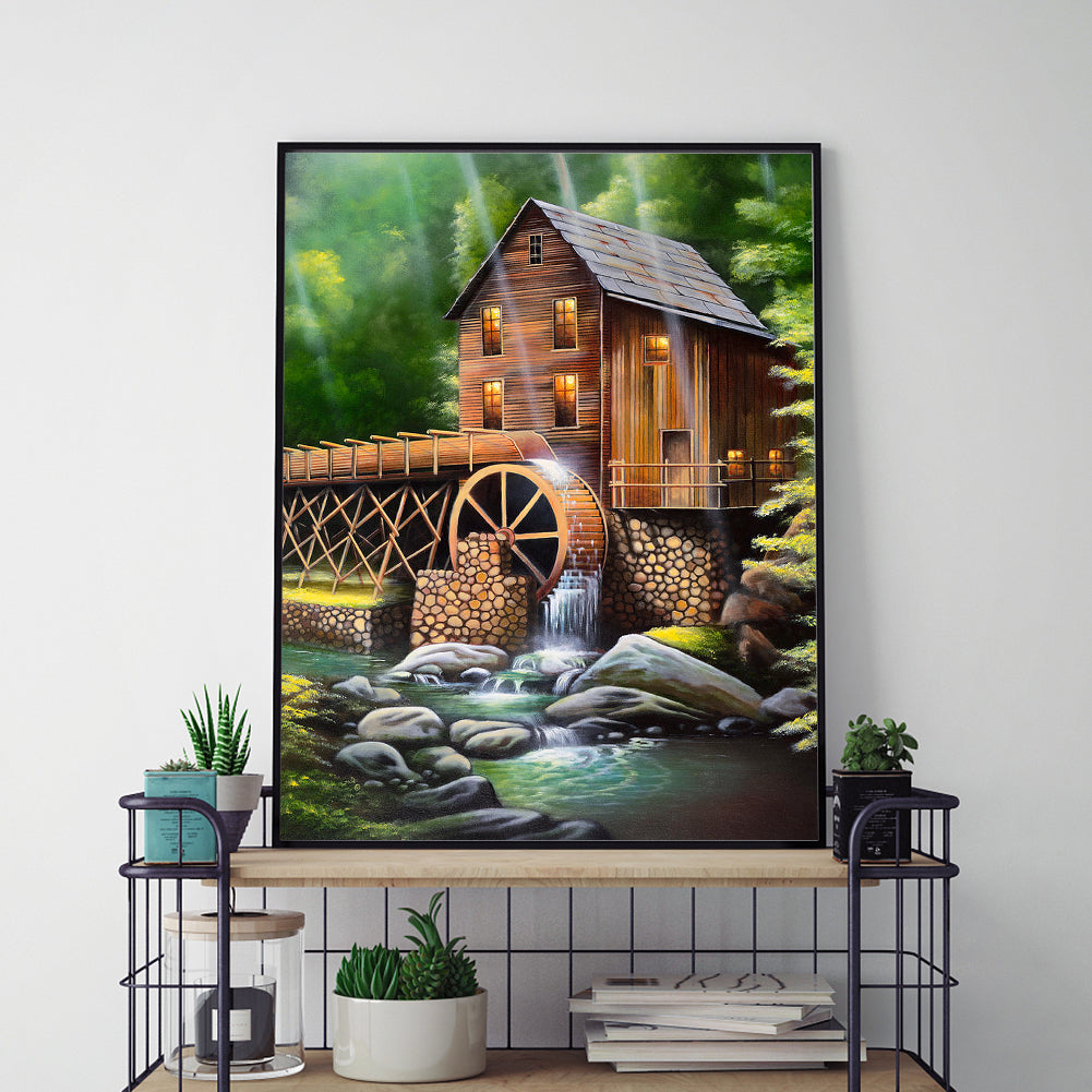 River House - Full Round Drill Diamond Painting 30*40CM