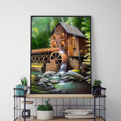 River House - Full Round Drill Diamond Painting 30*40CM