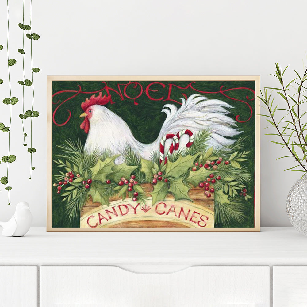 Poultry - Full Round Drill Diamond Painting 50*40CM
