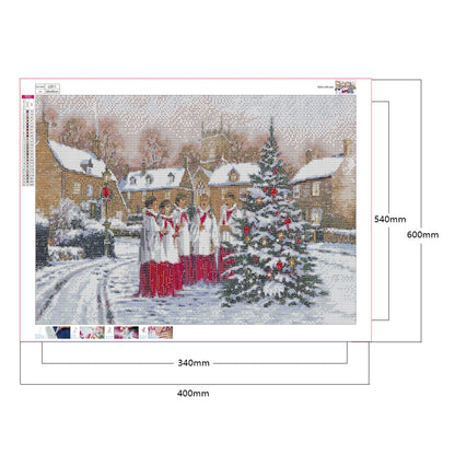 Christmas Choir - Full Round Drill Diamond Painting 60*40CM