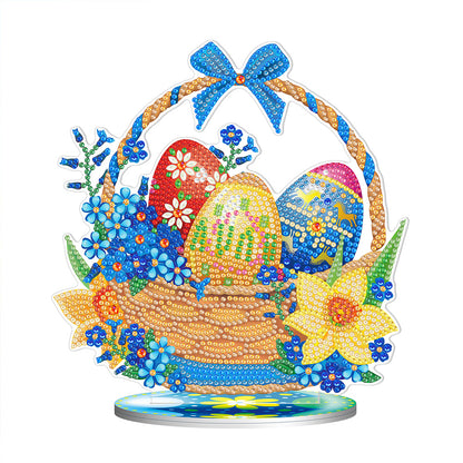 5D Diamond Painting Desktop Ornament DIY Easter Rhinestone Mosaic Crafts