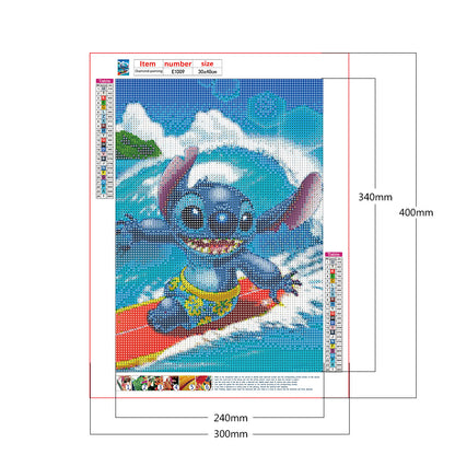 Stitch - Full Round Drill Diamond Painting 30*40CM