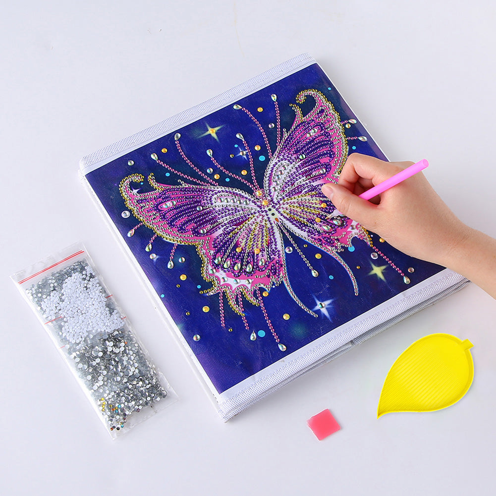 2x Diamond Painting Tray Leaf-shaped Rhinestone Drill Plate DIY Craft Tools