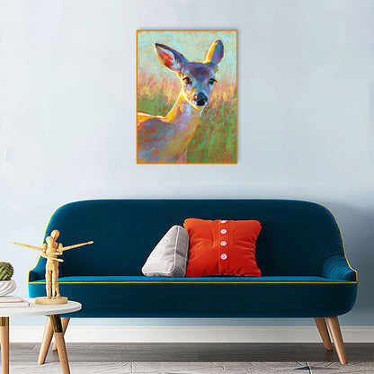 Deer - Full Round Drill Diamond Painting 30*40CM