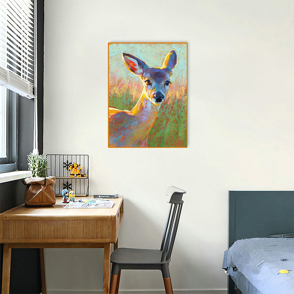 Deer - Full Round Drill Diamond Painting 30*40CM