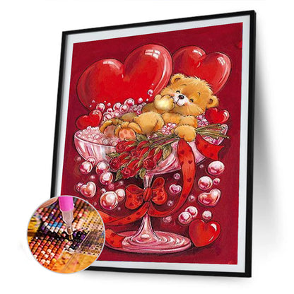 Valentines Day - Full Round Drill Diamond Painting 30*40CM