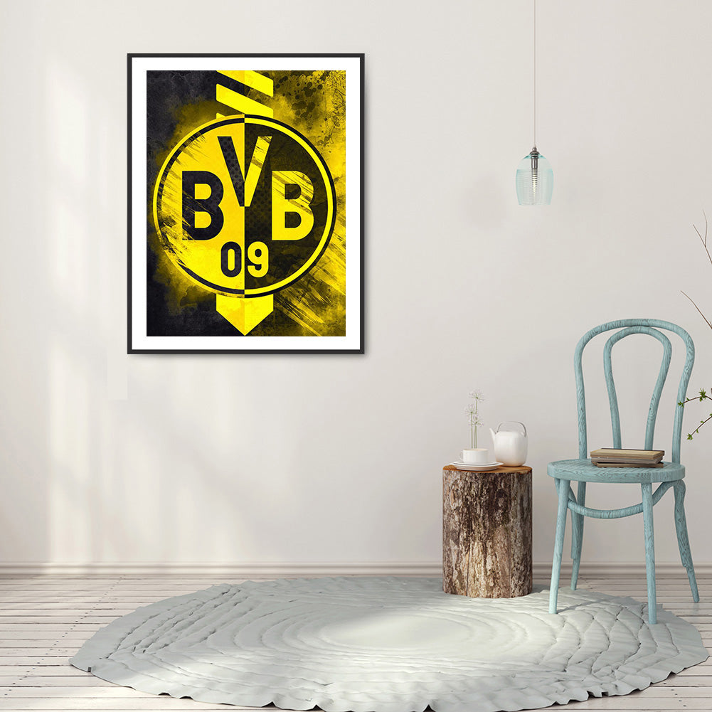Team Badge - Full Round Drill Diamond Painting 30*40CM