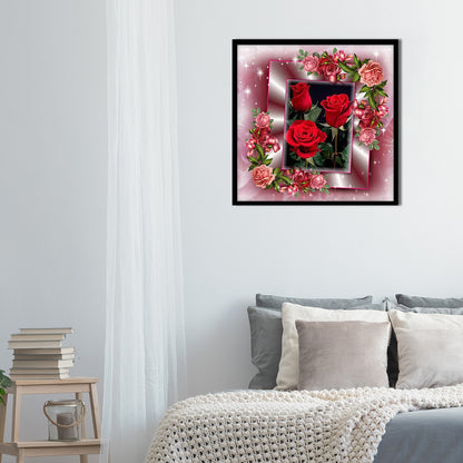 Love Rose - Full Round Drill Diamond Painting 30*30CM